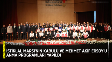 İstiklal Marşı'nın kabulü ve Mehmet Akif Ersoy'u anma programları yapıldı