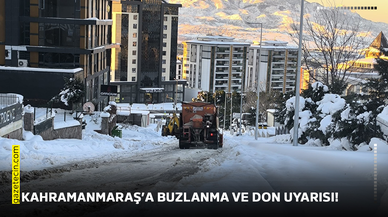 Kahramanmaraş’a buzlanma ve don uyarısı!