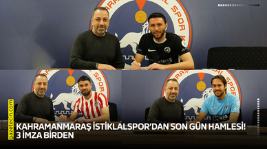 Kahramanmaraş İstiklalspor’dan son gün hamlesi! 3 imza birden