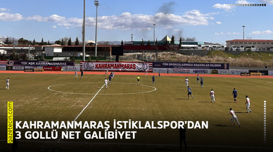 Kahramanmaraş İstiklalspor’dan 3 gollü net galibiyet