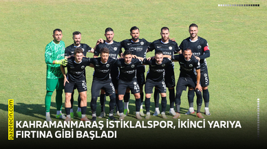Kahramanmaraş İstiklalspor, ikinci yarıya fırtına gibi başladı