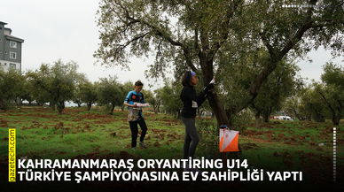 Kahramanmaraş Oryantiring U14 Türkiye Şampiyonasına ev sahipliği yaptı