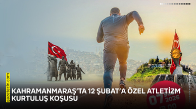 Kahramanmaraş’ta 12 Şubat’a özel atletizm kurtuluş koşusu