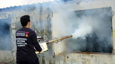 Kahramanmaraş’ta 35 bin rögarda dumanlama yapılıyor