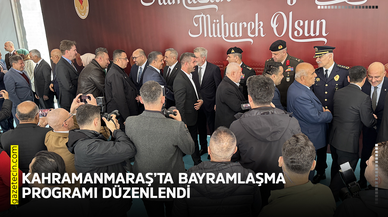 Kahramanmaraş’ta bayramlaşma programı düzenlendi