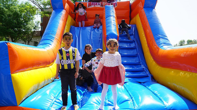 Kahramanmaraş’ta deprem çocuklarının 23 Nisan coşkusu