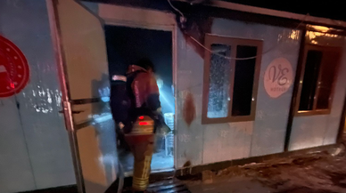 Kahramanmaraş’ta konteyner yangını