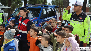 Kahramanmaraş’ta minik öğrencilere, Jandarma tanıtım etkinliği