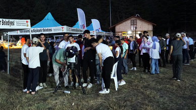 Kahramanmaraşlı gençler, Başkonuş’ta gökyüzünü keşfe çıktı