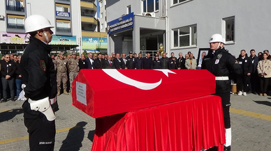 Kalp krizi sonucu ölen polis memurunun cenazesi defnedildi