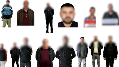 Kırmızı bültenle aranan 13 şüpheli ile ulusal seviyede aranan 1 kişi yakalandı