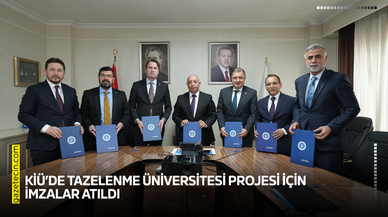 KİÜ’de Tazelenme Üniversitesi Projesi için imzalar atıldı