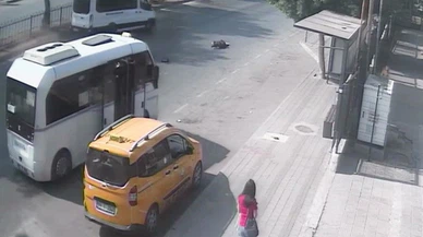 Minibüsün çarptığı kadın yaşamını yitirdi
