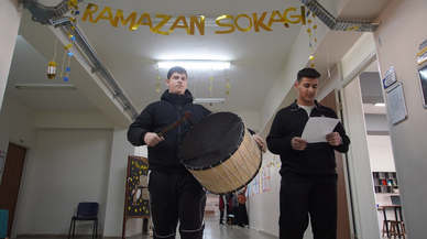 Öğrenciler okullarında Ramazan Sokağı oluşturdu