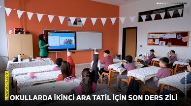 Okullarda ikinci ara tatil için son ders zili