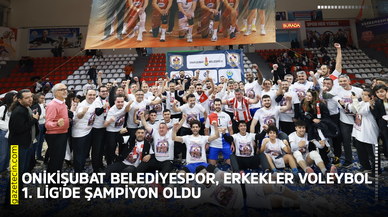 Onikişubat Belediyespor, Erkekler Voleybol 1. Lig'de şampiyon oldu