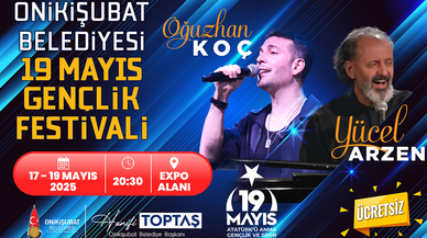 Onikişubat Gençlik Festivali, Oğuzhan Koç konseriyle başlıyor!