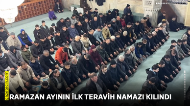 Ramazan ayının ilk teravih namazı kılındı