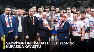 Şampiyon Onikişubat Belediyespor kupasına kavuştu