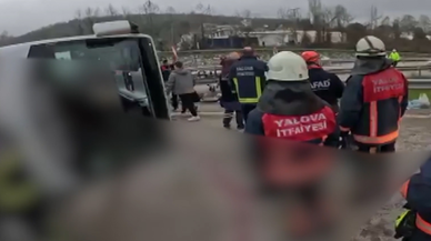 Servis midibüsü devrildi! 1 kişi öldü, 20 kişi yaralandı