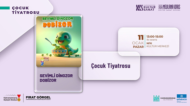 Sevimli Dinozor Dobizor minikleri eğlendirmeye geliyor