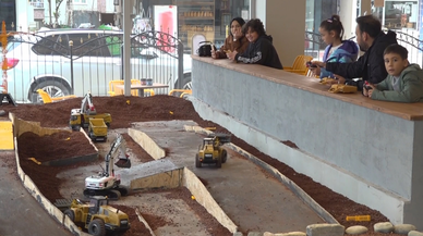 Sıradışı bu kafede oyun keyfi