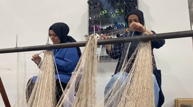 Türkiye'nin tam ortasından Avrupa'ya balık ağı ihracatı