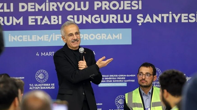 Ulaştırma ve Altyapı Bakanı Uraloğlu, ‘Biz treni yola çıkardık zaten’