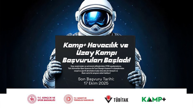 Uzay ve havacılığa ilgi duyan gençler kampta buluşacak
