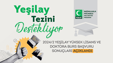 Yeşilay, lisansüstü burs programı sonuçlarını açıkladı