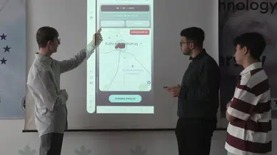 Lise öğrencilerinden güvenli yol rotası oluşturan uygulama