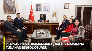 23 Nisan’da Kahramanmaraş Valilik makamına Tunahan Bingöl oturdu
