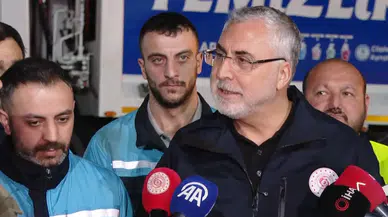 Çalışma ve Sosyal Güvenlik Bakanı Işıkhan, 1 Mayıs'ı işçilerle karşıladı