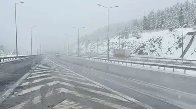 Bolu Dağı ile Ankara arasında kar yağışı etkili oluyor