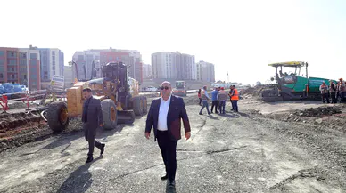 Başkan Akpınar Doğukent Mahallesinde devam eden çalışmaları yerinde inceledi