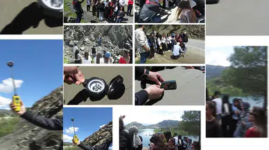 KSÜ öğrencileri uygulama çalışması için araziye indi