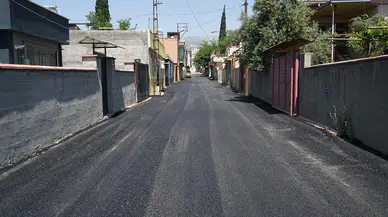 Asfalt serimi tamamlanan sokaklar ulaşıma konfor katıyor