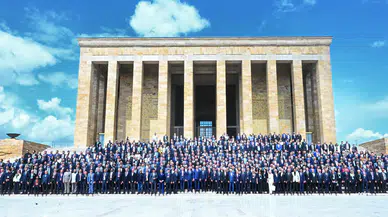 TOBB heyeti Ata’nın huzurunda