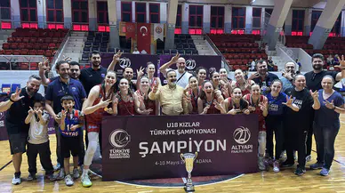 Basketbolda 18 Yaş Altı Kızlar Türkiye Şampiyonası'nın kazananı belli oldu