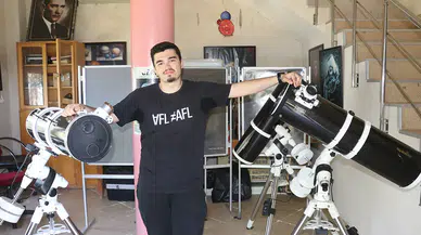 Bilim Olimpiyatları ödüllü liseli Deniz Batu, astronomi ve astrofizikte ilerlemek istiyor