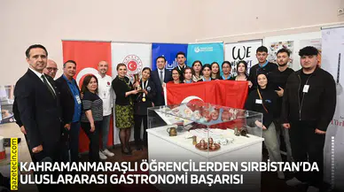 Kahramanmaraşlı öğrencilerden uluslararası gastronomi başarısı