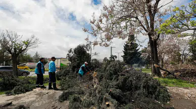 Olumsuz hava koşulları Gaziantep'te hasara yol açtı
