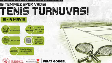 Minik raketler 19 Mayıs coşkusunu kortta yaşayacak