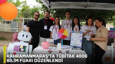 Kahramanmaraş’ta TÜBİTAK 4006 Bilim Fuarı düzenlendi