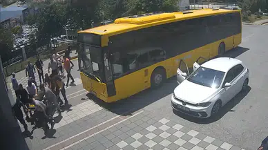 Kalp krizi geçiren yolcuyu otobüs şoförü hastaneye yetiştirdi