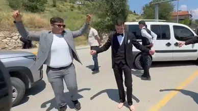Damada asfaltta çıplak ayakla çiftetelli oynattılar