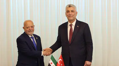 Ticaret Bakanı Ömer Bolat, Suriyeli Bakan Eş-Şaar ile görüştü