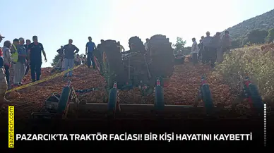 Pazarcık’ta traktör faciası! Bir kişi hayatını kaybetti