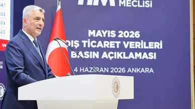 Ticaret Bakanı Bolat, mayıs ayı dış ticaret verilerini açıkladı
