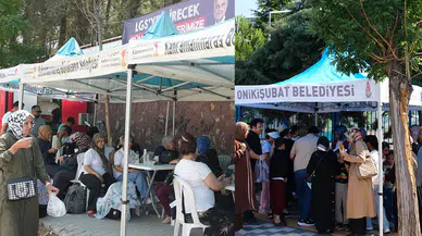 Sınav günü veliler unutulmadı! Bekleme alanları ve ikramlar takdir topladı